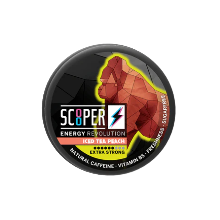 SCOOPER ENERGY ICED TEA PEACH